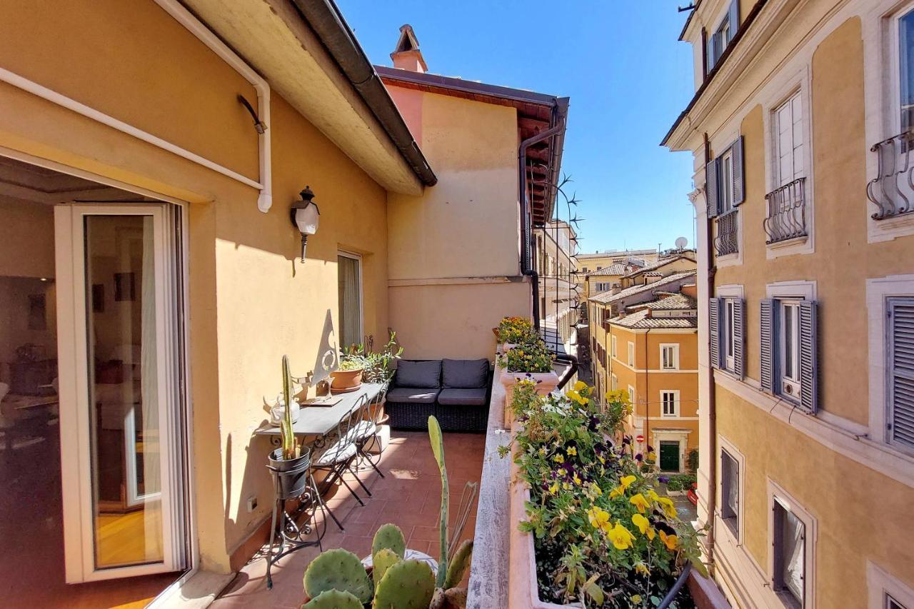 4Bnb - Luxury Trevi Apartment W Terrace Rom Exterior foto