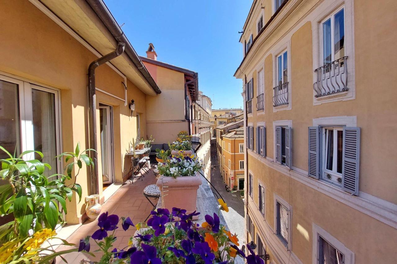 4Bnb - Luxury Trevi Apartment W Terrace Rom Exterior foto