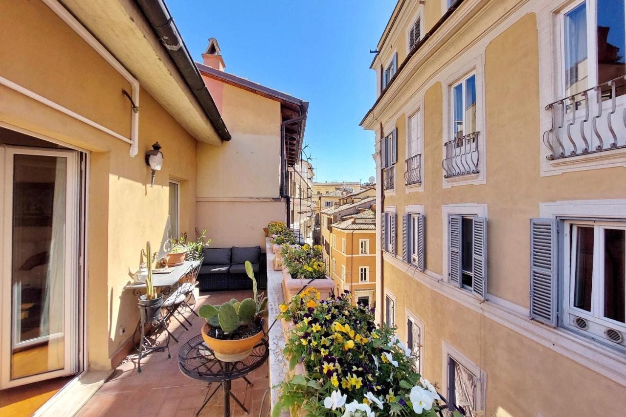 4Bnb - Luxury Trevi Apartment W Terrace Rom Exterior foto