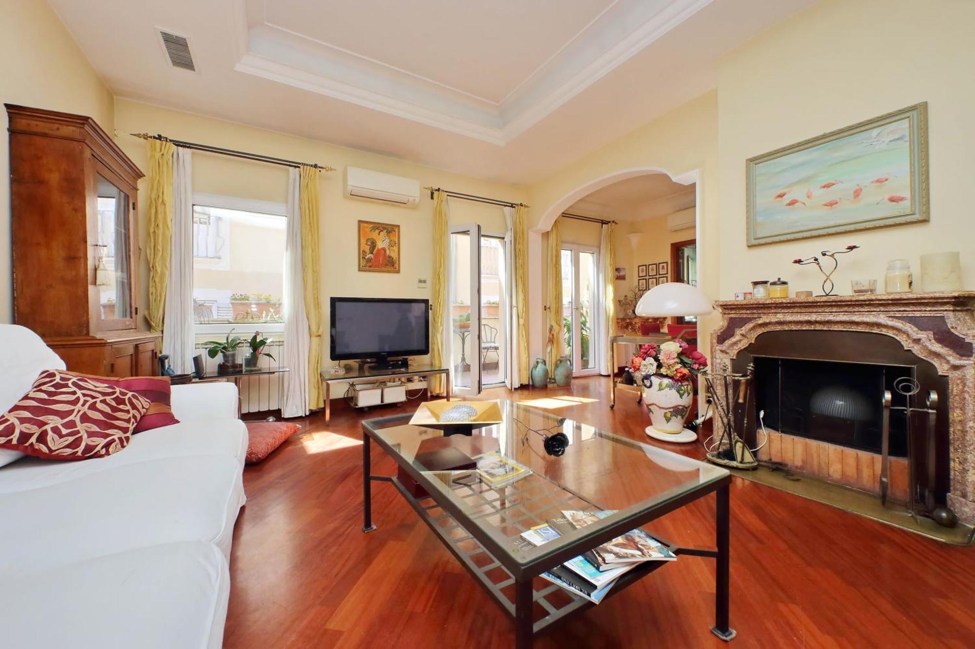 4Bnb - Luxury Trevi Apartment W Terrace Rom Exterior foto